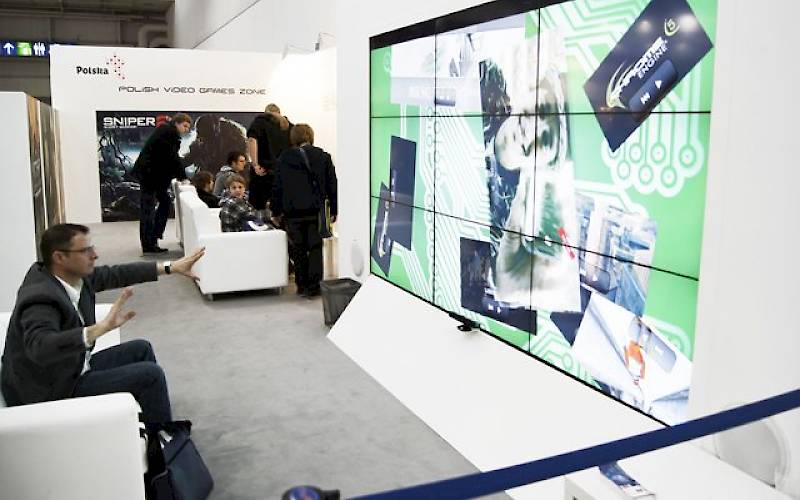 Videowall z technologią Kinect