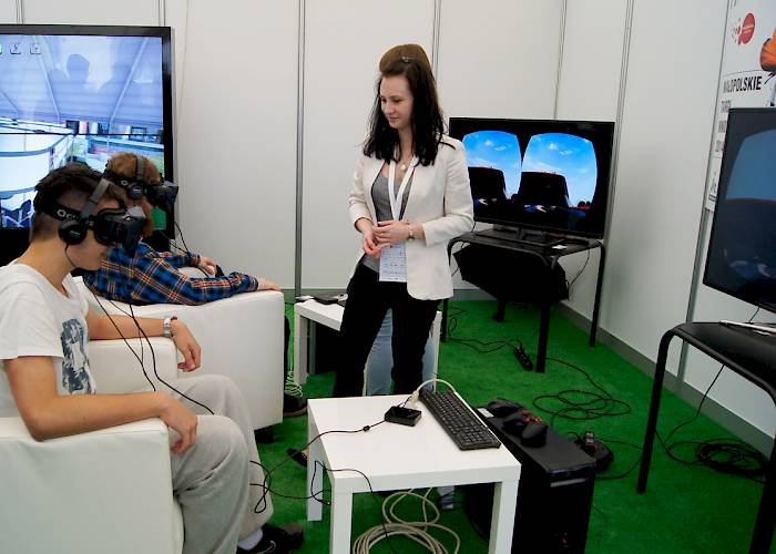 Malopolska Innovation Fair - virtual tour in Oulus Rift goggles